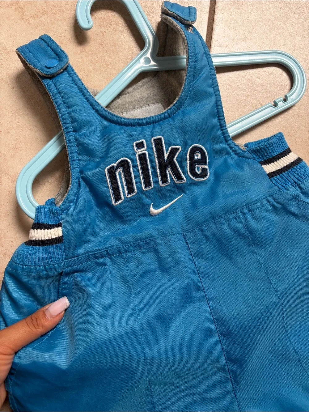 Nike Bright Blue Kids Snow Overalls